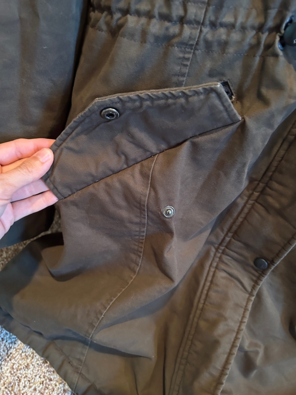Women’s Orolay Fleece Lined Hooded Parka Jacket - Picture 13 of 13